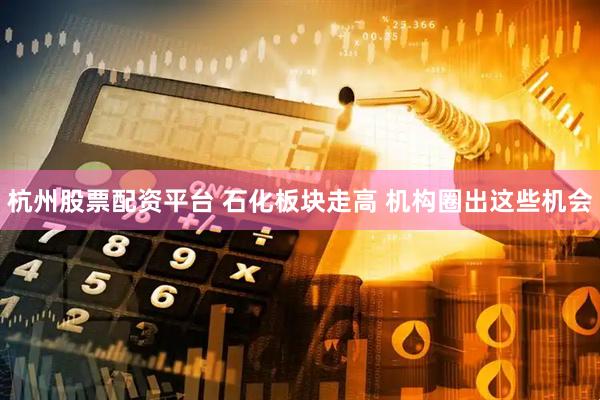 杭州股票配资平台 石化板块走高 机构圈出这些机会